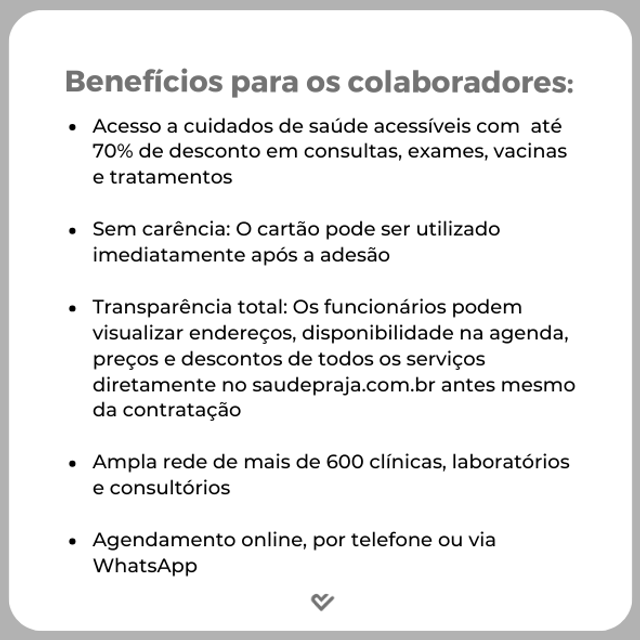 50 a 99 colaboradores - anuidade por pessoa: